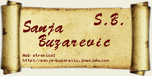 Sanja Buzarević vizit kartica